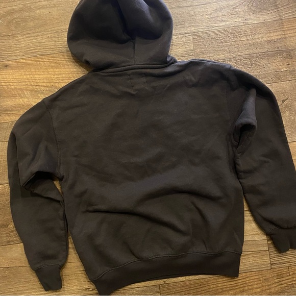 Billabong Dark Grey Black Classic Drawstring Sweatshirt Hoodie - Picture 5 of 5